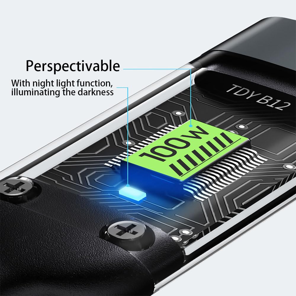 Multi functional 4 in 1 USB Charging Cable – USB A, Type-C, and Lightning Connectors for Fast Charging and Data Sync of Phones, Tablets, Laptops, and More, Ideal for All Your Devices Charger