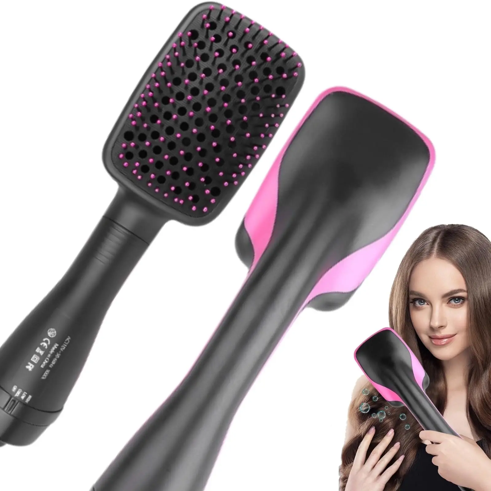 Comfort Comb Design 2-in-1 Hair Dryer & Styling Tool with Hot Air Brush, Fast Drying, Hairdressing Comb, Trending & Back to School Product,back to school,back to school haul