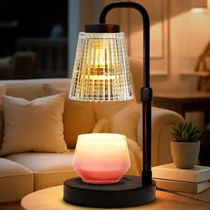 Candle Warmer Lamp with Timer Dimmer Adjustable Height for New Home Bedroom, Mothers Day Gifts, Vintage Home Decor for Scented Jar
