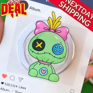 Kawaii Doll Magnetic Phone Grip: Cute Halloween Plush PopSocket, Spooky Keychain MagSafe Phone Holder, Pastel Cute Doll Accessories For Teen