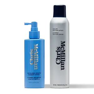 Chris McMillan The Glassy Smooth Blowdry Spray + The Dry Texture Spray