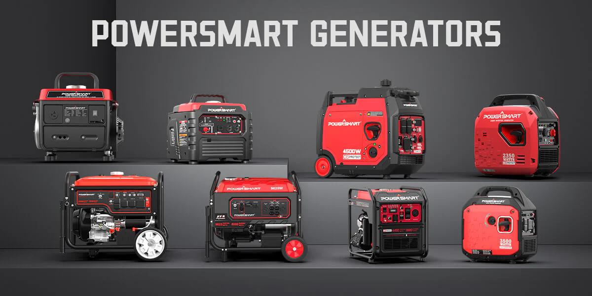 PowerSmart 4300/4400-Watt Portable Inverter Generator, Gas Powered, CO-Sensor, Hurricane season, Lightweight and Emergency Backup, Camping, EPA Compliant，DB5041/DL5040/DL5040C, generators for house power, house generators