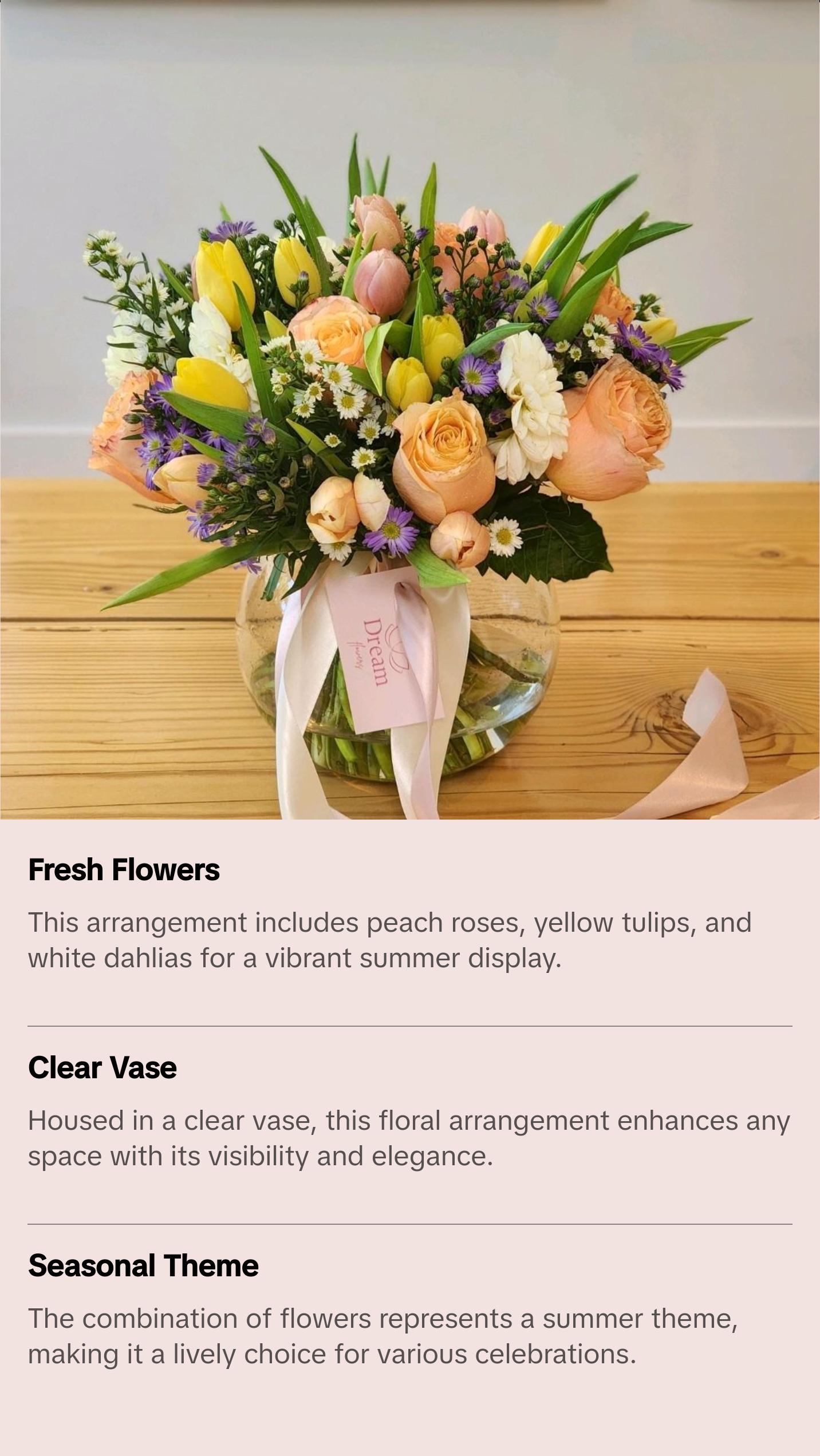 "Summer Morning" Flowers