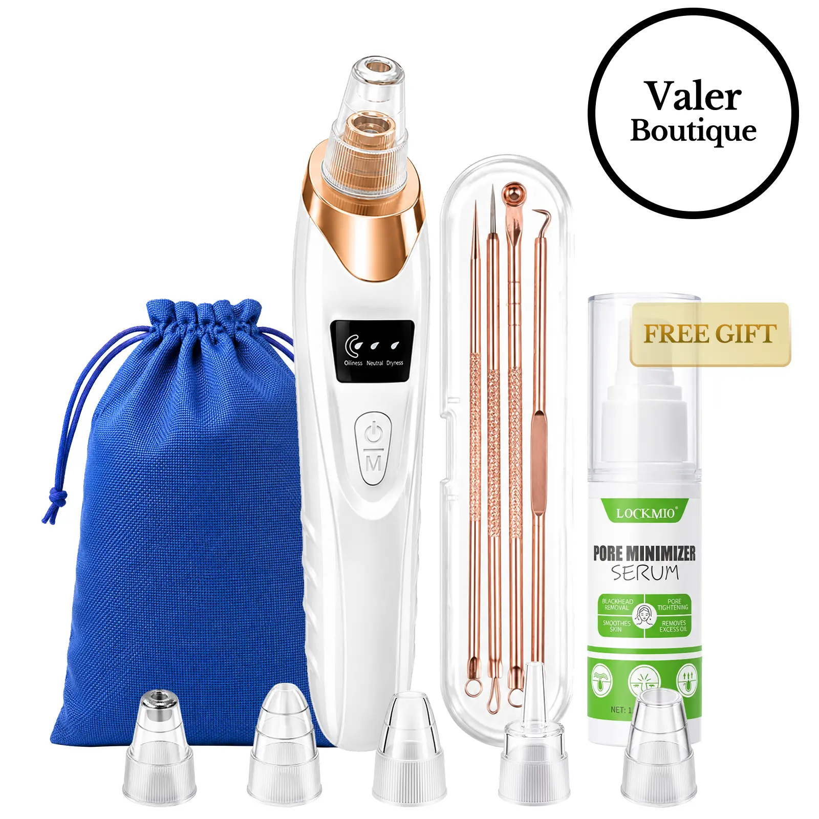 Blackhead Remover Pore Vacuum USB Rechargeable Blackhead extractor Boyfriend Gifts Men gifts Best Gift Ideas Skin Facial Cleaning Silicone Face Cleaning   Electric Acne Removal Tool