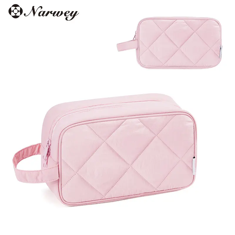Narwey Travel Toiletry Bag for Women Traveling Dopp Kit Men Travel Bag for Toiletries Cosmetic Bag Makeup Bag Medicine Bag for Traveling