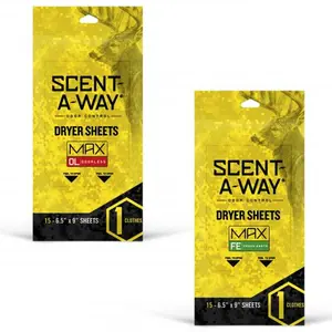 Hunter's Specialties Scent-A-Way Max Dryer Sheets