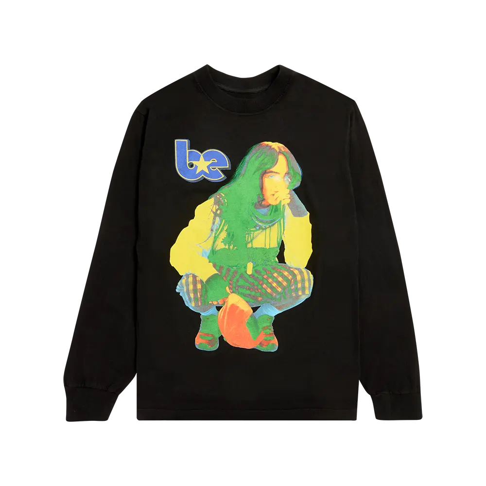 BE Photo Star Dateback Black Longsleeve