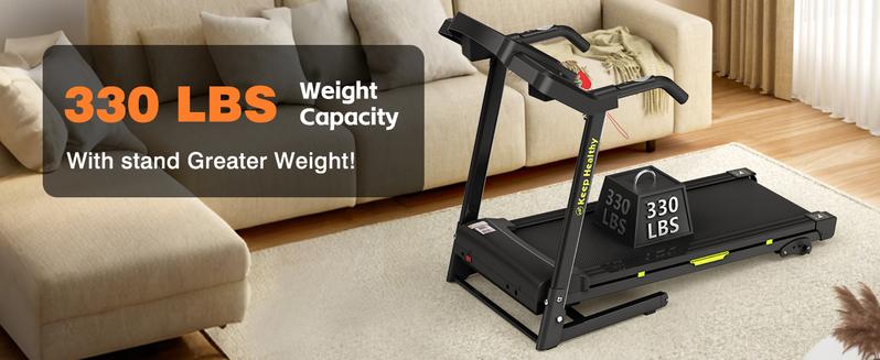 【New arrival with 3 incline】LIVIVOX 3.5 Folding Treadmill for Home/Office with Incline 330lb Weight Capacity, Portable Treadmill with Bluetooth, 12 Preset Programs, adjusting speed walking pad home gym equipment 【New arrival with 3 incline】LIVIVOX 3.5 Folding Treadmill for Home/Office with Incline 330lb Weight Capacity, Portable Treadmill with Bluetooth, 12 Preset Programs, adjusting speed walking pad home gym equipment