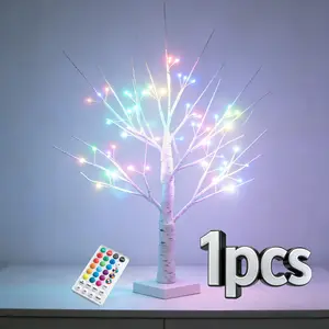LED desktop lamp with RGB beads, capable of creating festive scenes and unique decorations, suitable for various holidays including Halloween and Christmas, featuring multiple colors and a modern design.