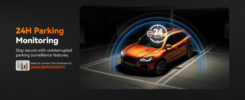 WOLFBOX G850 4K UHD Rearview Mirror Backup Camera Dash Cam with GPS 64GB Card Loop Recording Privacy FathersDayGift Protection 24 Hours Recording 5.8GHz WiFi Connectivity Intelligent Voice Control WDR Super Night Vision TikTokShopHolidayHaul