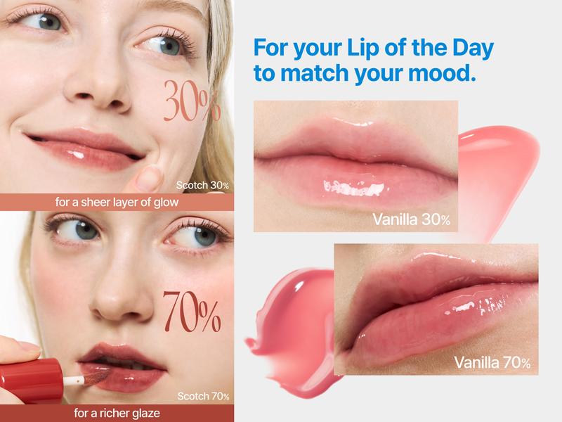 fwee 3D Voluming Gloss | Lip Gloss, High shining, Long-lasting, Moisturizing finish | Makeup Glossy Hydrating | 12 Colors