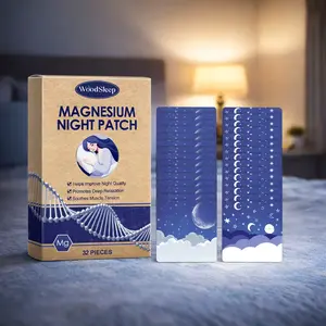 32 Patches Extra Strength Magnesium Sleep Patch - Improve Sleep Quality & Deep Relaxation, Soothe Muscle Tension, Non-Ingredient, Easy-to-Apply Fitness Healthcare Solution for Adults