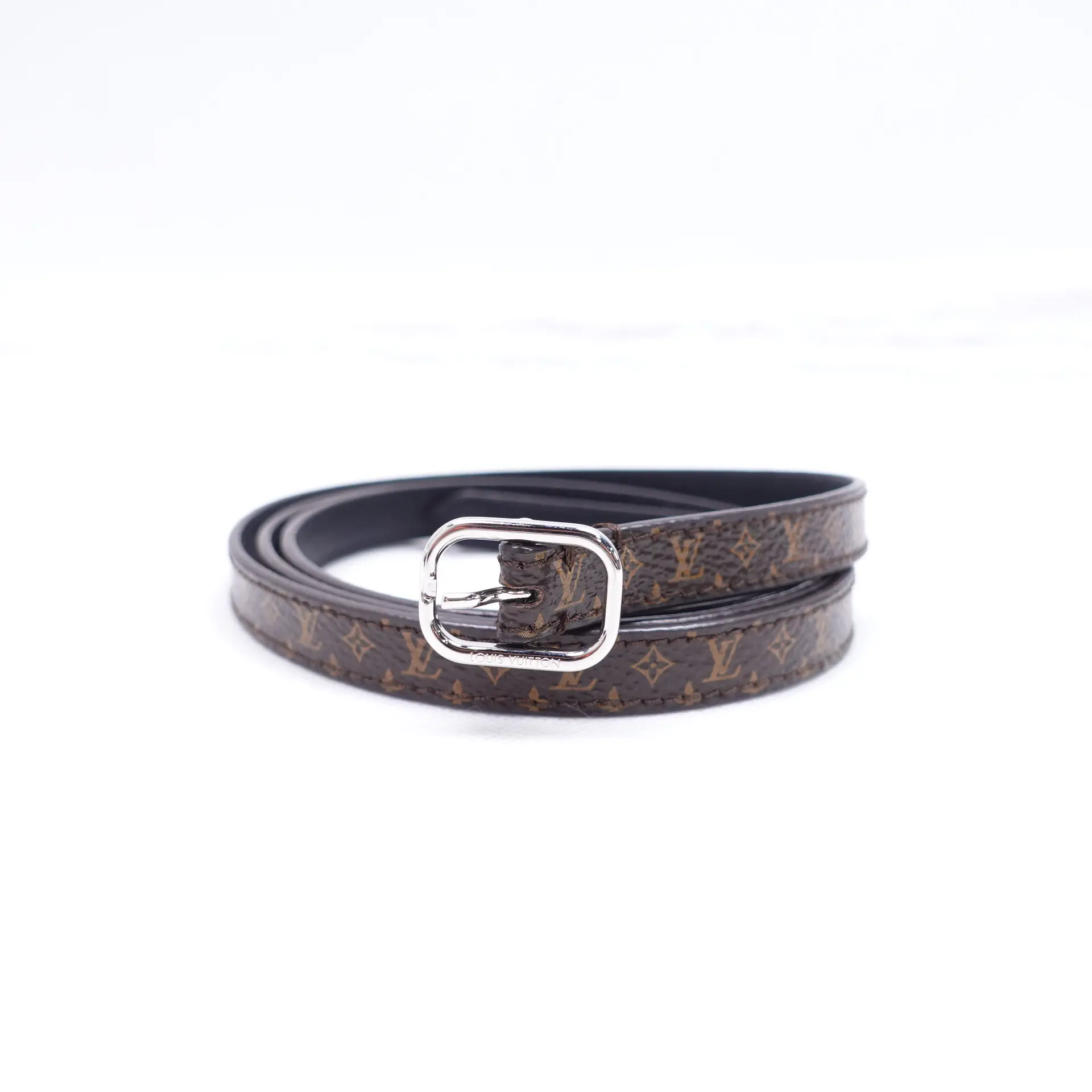 Pre-owned Louis Vuitton Monogram Coated Canvas Belt T10358216