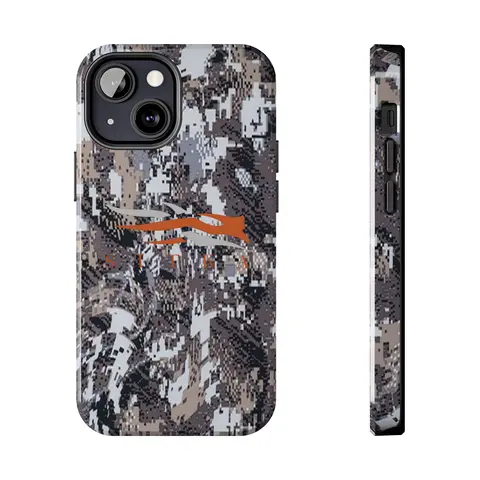 PORODO Sitka American Retro Preppy Glam Street Waterfowl Camo Hunting Smartphone Casing - Durable, Shockproof, Waterproof Accessory for iPhone 16 ProMax,15,14 Plus,13,12 Mini,11 Pro,8 Plus,X - Outdoor Handheld Cover
