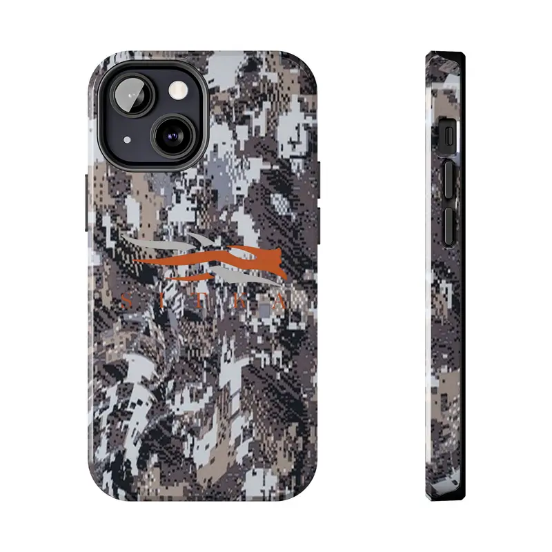 PORODO Sitka American Retro Preppy Glam Street Waterfowl Camo Hunting Smartphone Casing - Durable, Shockproof, Waterproof Accessory for iPhone 16 ProMax,15,14 Plus,13,12 Mini,11 Pro,8 Plus,X - Outdoor Handheld Cover