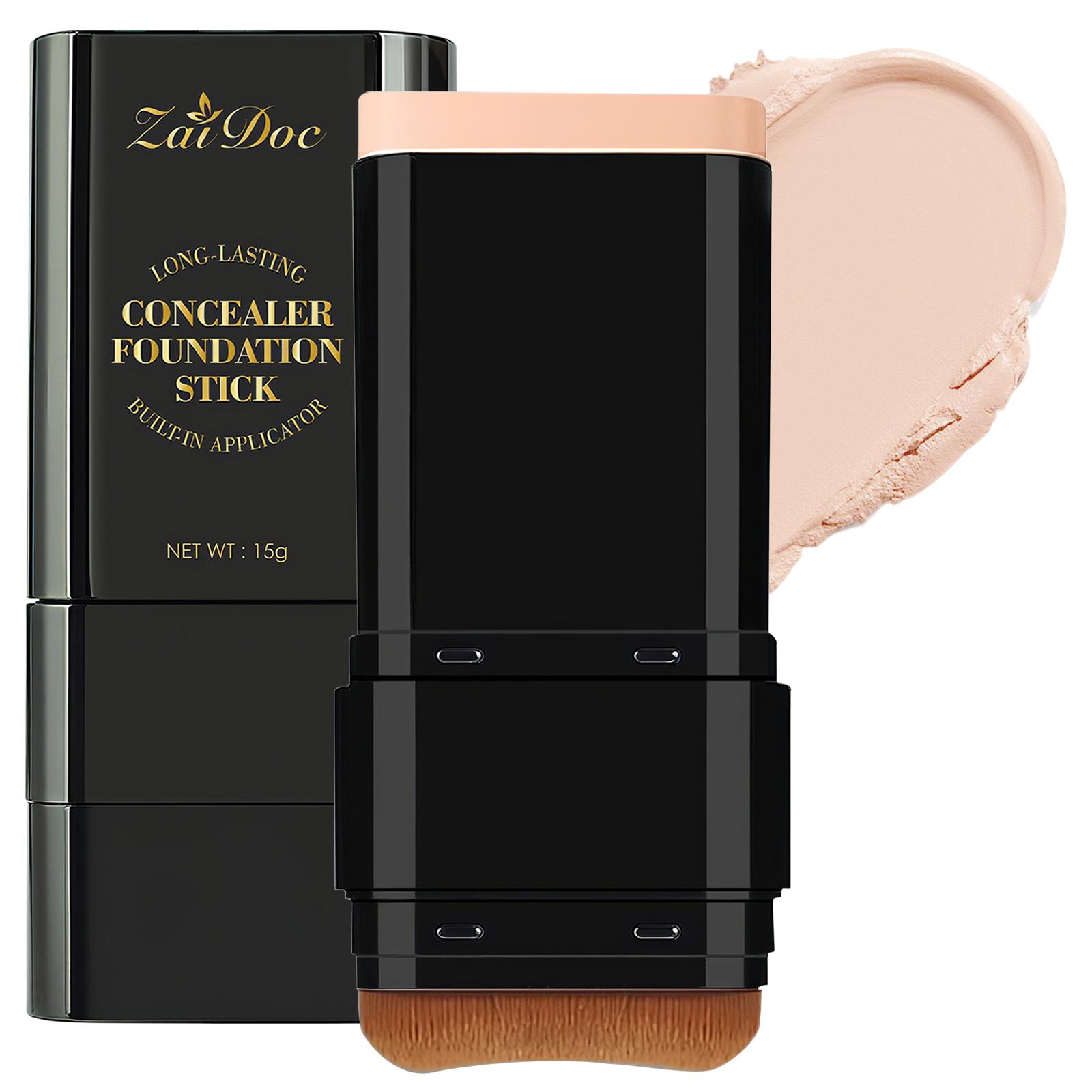 7-color Dual - Ended Eraser Foundation Stick -Multi - Use Concealer & Highlighter for Acne Marks , Nose Contour Flawless Makeup Finish - Versatile Cosmetic Tool , daily gift