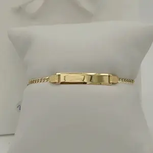 Yudijewerly # 10k Gold Bracelet (6 inch)(3mm)