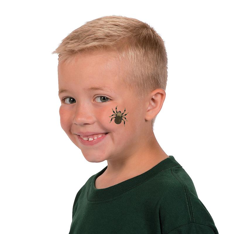 1 1/4" - 2" Mega Bulk 1500 Pcs. Temporary Tattoos Assortment