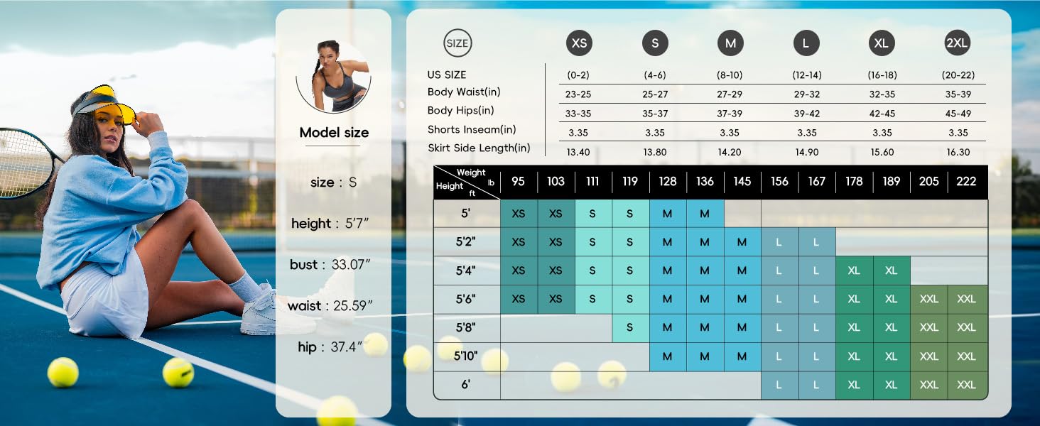 Dlooda Womens Tennis Skirt with Pockets Shorts Crossover High Waisted Athletic Skorts Skirts for Golf Running Workout