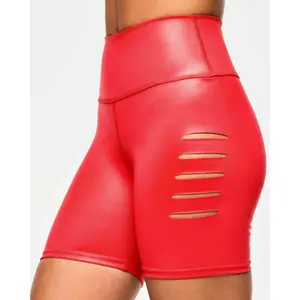 Zumba High Waisted Biker Shorts With Slashes