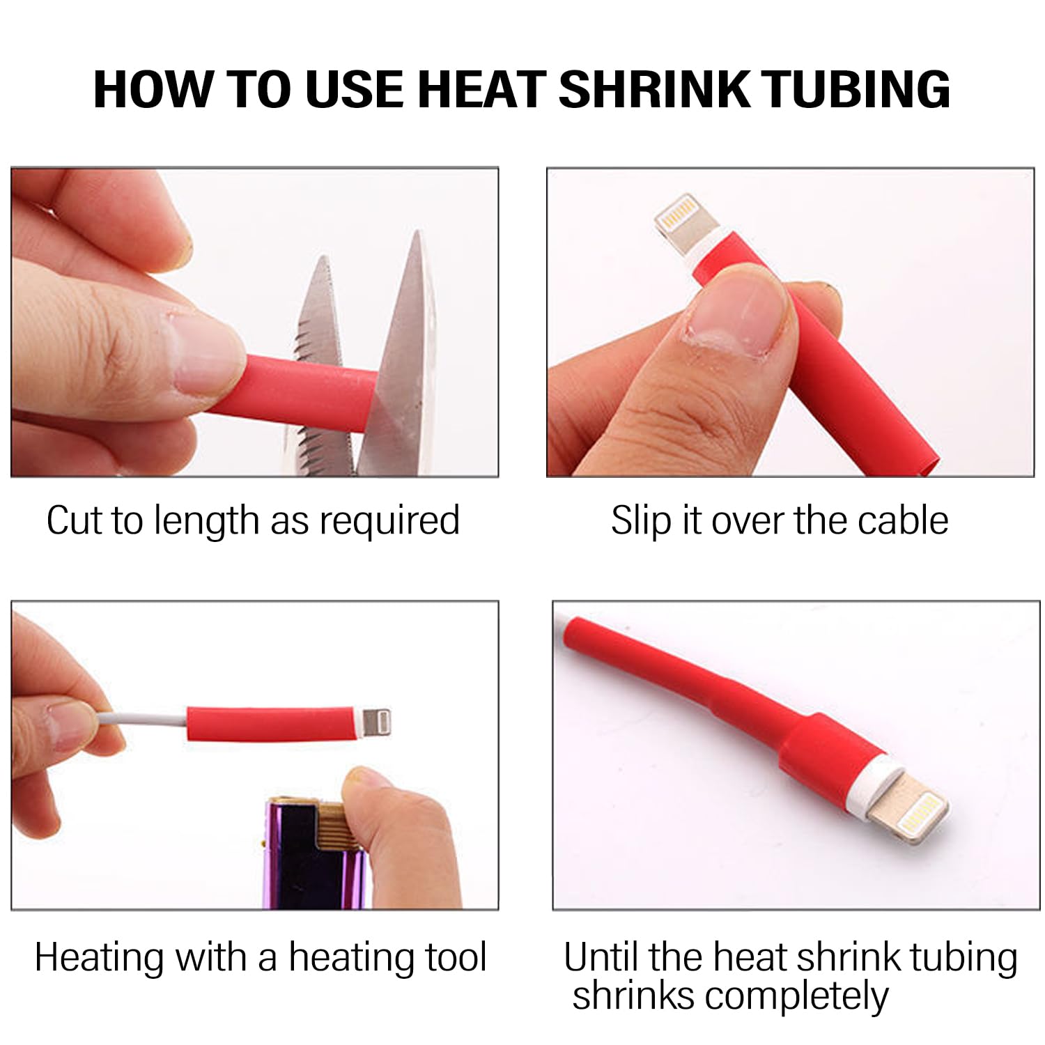 Heat Shrink Tubing Kit - 530 Pcs 2:1 Ratio Waterproof Insulation Sleeves with Storage Case Colored Adhesive Lined Tubes for Home Repairs Electronics DIY Projects Heat Shrink Tubing Kit - 530 Pcs 2:1 Ratio Waterproof Insulation Sleeves with Storage Case Colored Adhesive Lined Tubes for Home Repairs Electronics DIY Projects