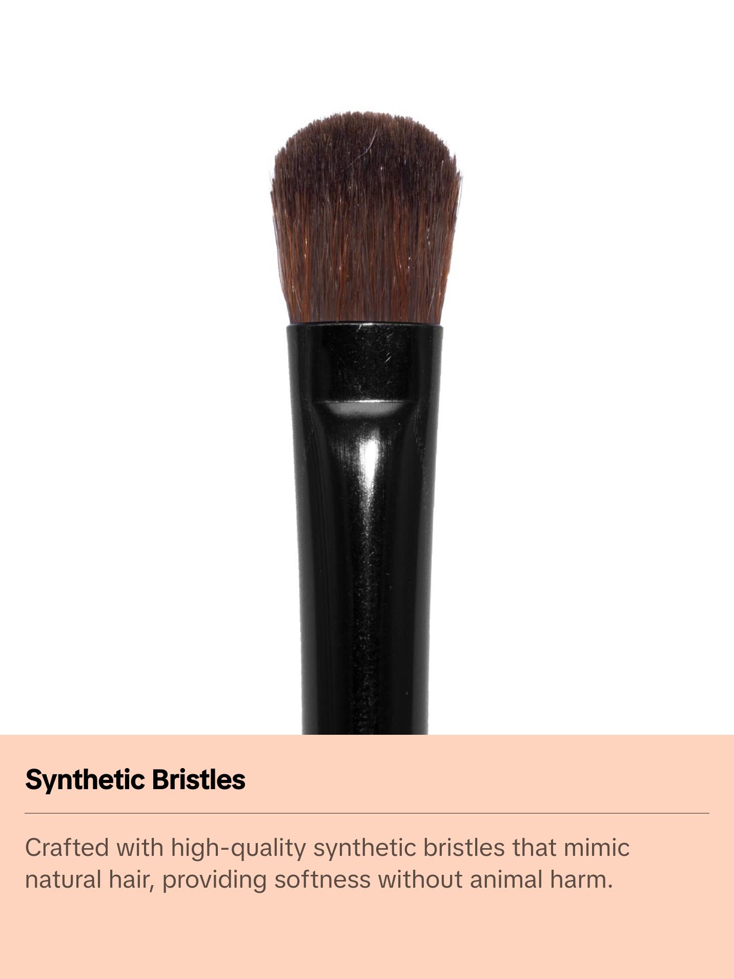 Palladio Shadow Blending Makeup Brush, Wide Brush Head, Flawless Blending, Smooth Finish, Synthetic Natural Bristles, Soft Feel, Comfortable Grip, Professional Application