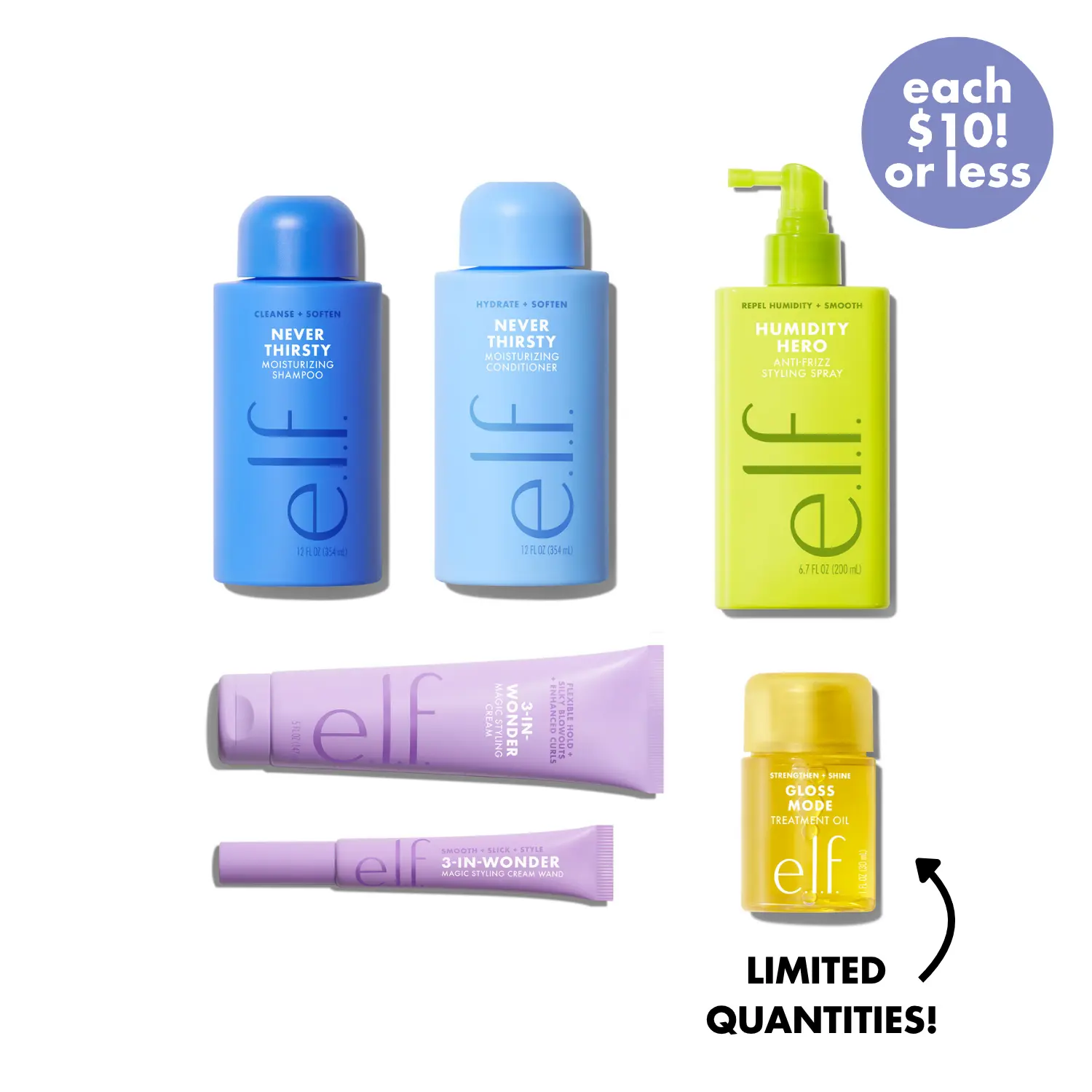 The Mane Crew: Complete Haircare Set for Smoother, Shinier, Frizz-Free Hair