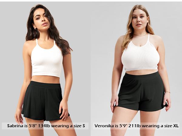 ODODOS 2-Pack Ultra-Soft Modal Lounge Shorts for Women – Lightweight & Breathable Sleepwear, 3" Inseam