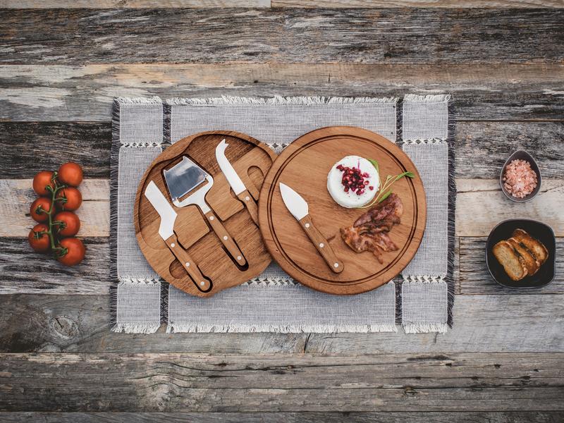 Acacia Circo Cheese Cutting Board & Tools Set, (Acacia Wood)