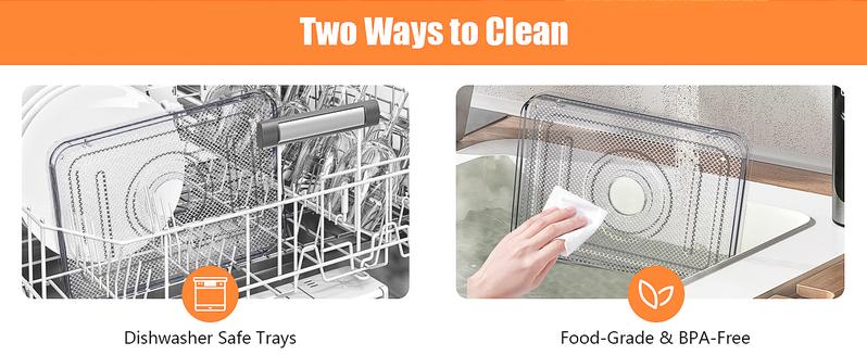 YASHE Food Dehydrator Machine, 5 Stainless Steel Trays, 48H Timer, Temperature Control, Recipe Book – Perfect for Jerky, Meat, Fruit & Dog Treats Appliances YASHE Food Dehydrator Machine, 5 Stainless Steel Trays, 48H Timer, Temperature Control, Recipe Book – Perfect for Jerky, Meat, Fruit & Dog Treats Appliances