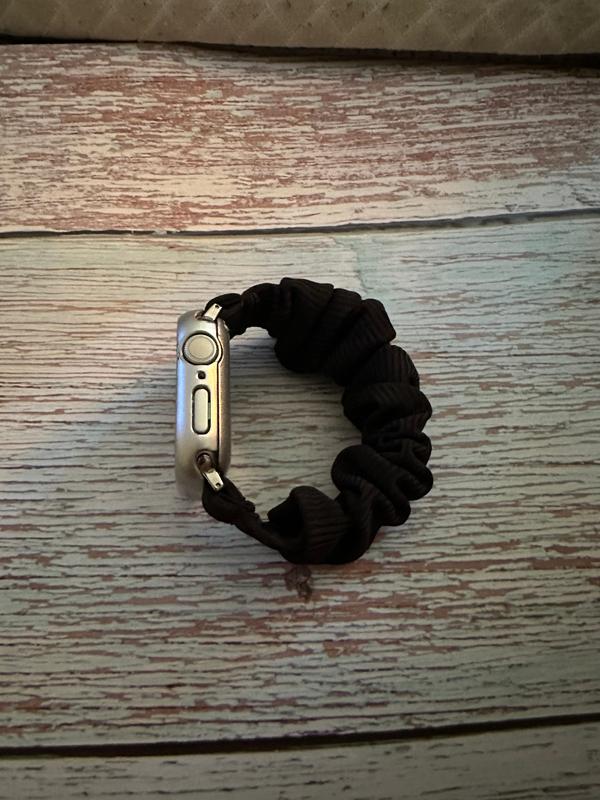 Smart Watch Scrunchy Wrist Band Comfortable Stylish Design for Everyday Use Playful Touch Secure Fit Perfect for Expressing Personality