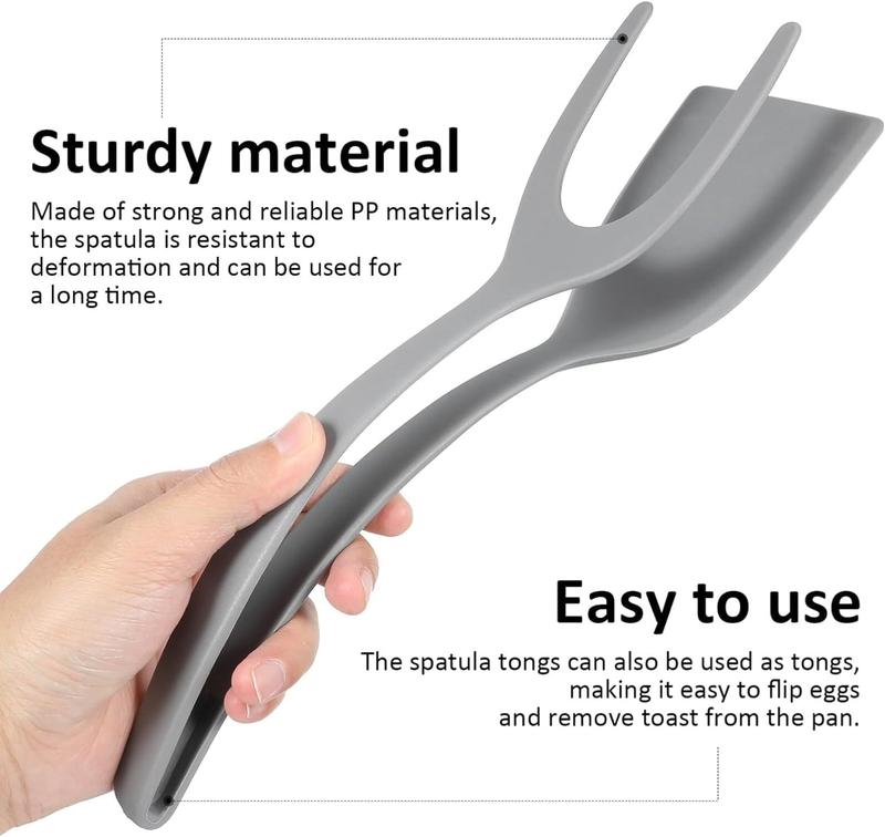 2-in-1 Silicone Turner and Spatula Tong – Egg Flipper, Versatile Kitchen Cooking Tool for Eggs, Pancakes, French Toast & Omelets- Kitchen Utensils 2-in-1 Silicone Turner and Spatula Tong – Egg Flipper, Versatile Kitchen Cooking Tool for Eggs, Pancakes, French Toast & Omelets- Kitchen Utensils