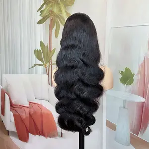 [NEW IN] Body Wave Wigs 5x5 HD Lace Wig Raw Vietnamese Hair 250% Density 100% Real Human Hair Wigs Natural Black Color
