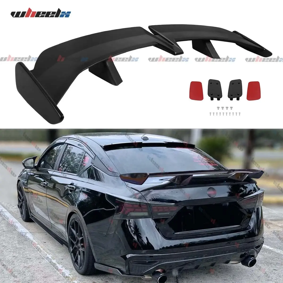 BMW/Toyota/Honda/Audi/Infiniti/Kia/Nissan Altima #MPSportStyleSpoiler #s – 55" MP Sport Style Universal Trunk Spoiler | Pro-Grade Gloss Black Carbon Fiber | pk, Accessories