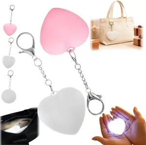 Love Wallet Tote Bag Touch Sensing Light, 2026 Upgraded Bag Light for Purse, Led Automatic Glow Lights, Heart Bag Lamp with Motion Sensor, Rechargeable Mini Flashlight for Handbags & Gifts (2PCS-C)