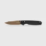 Kizer Black Micarta Handle, Sunset Metal PVD Coating, D2 Tool Steel Blade, Outdoor Camping Knife, EDC for Men
