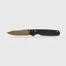 Kizer Black Micarta Handle, Sunset Metal PVD Coating, D2 Tool Steel Blade, Outdoor Camping Knife, EDC for Men