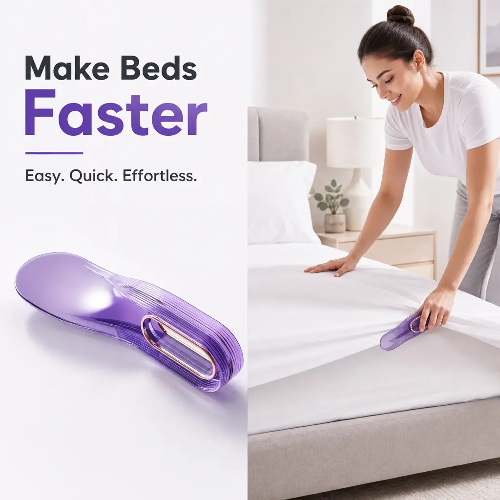 Mattress Lifter Wedge and Bed Maker Tool for Changing Sheets - Easy Lifter Mattress Riser for Bed Making - Helps Lift The Mattress and Hold The Mattress Alleviating Back Pain