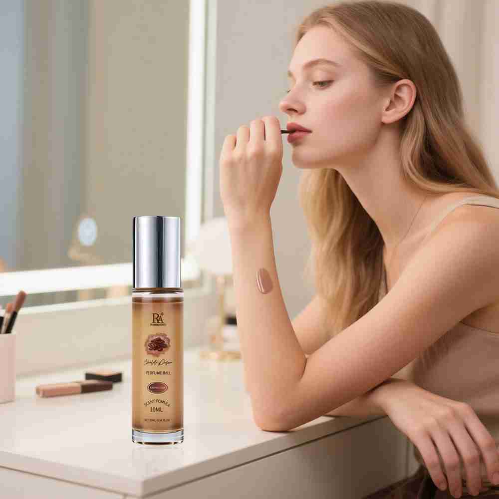 Chocolate Roll-On Perfume, 10ml of Rich, Long-Lasting Gourmand Scent! Unique & Captivating Fragrance for Dates, Work, & Travel. Romantic Gift Set