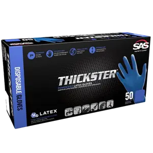 Thickster Powdered Latex Gloves - 14 mil Large