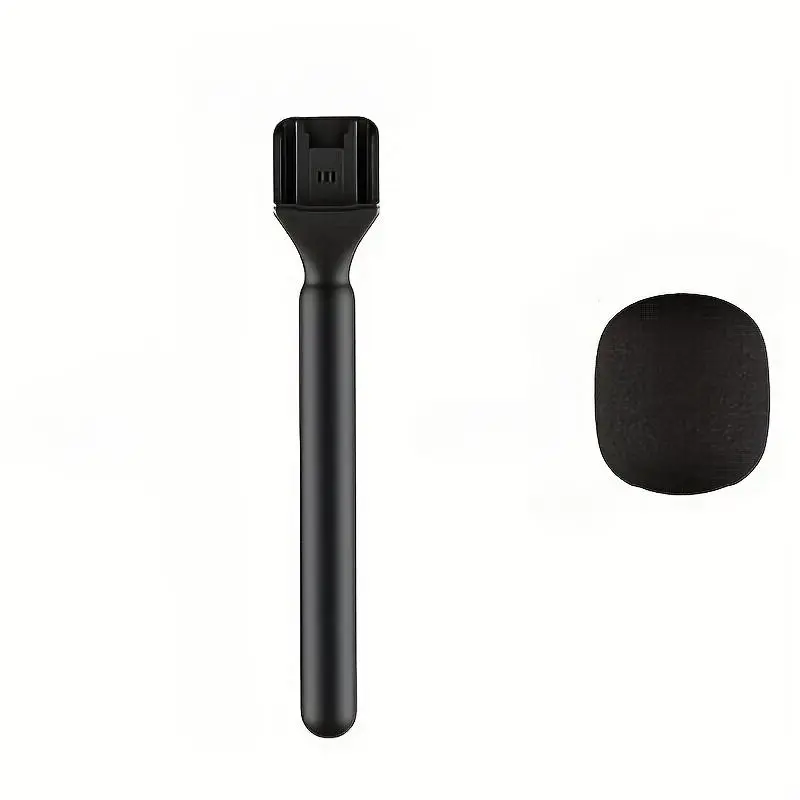 Portable Handheld Microphone Holder, Durable ABS Wireless Microphone Holder, Microphone Accessories for Lavalier Mic, DJI Mic1/2, Rode Wireless GO II, Hollyland Lark M1/C1/150, Synco G1/A2/Movo, Live Podcast Equipment, Live Broadcast Equipment