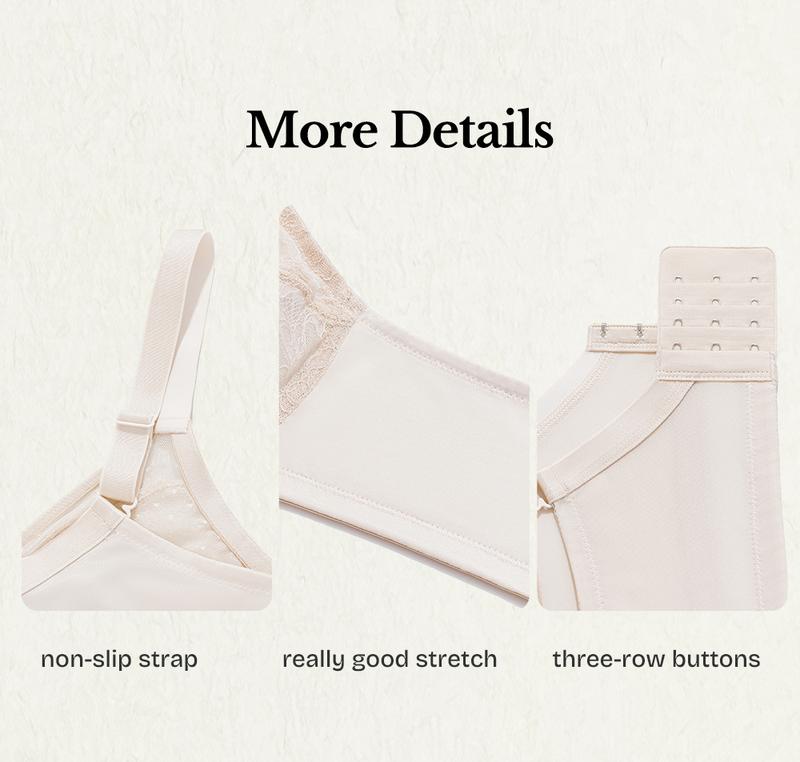 Lacsper Ivy minimizer Bra Floral Lace Unlined Comfort Non-Padded Full Coverage Plus Size Underwire supportive Bra