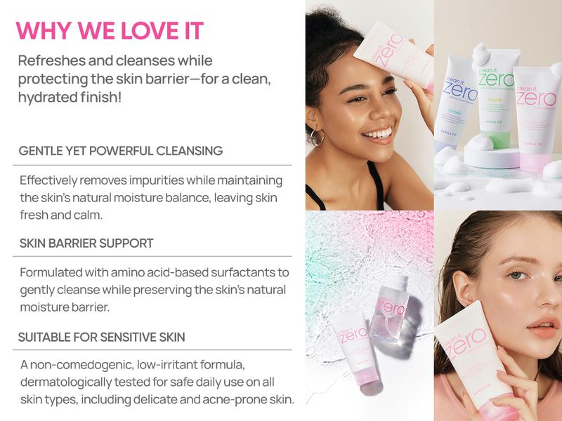 Clean It Zero Original Foaming Facial Cleanser | Moisturizing & Hydrating for All Skin Types