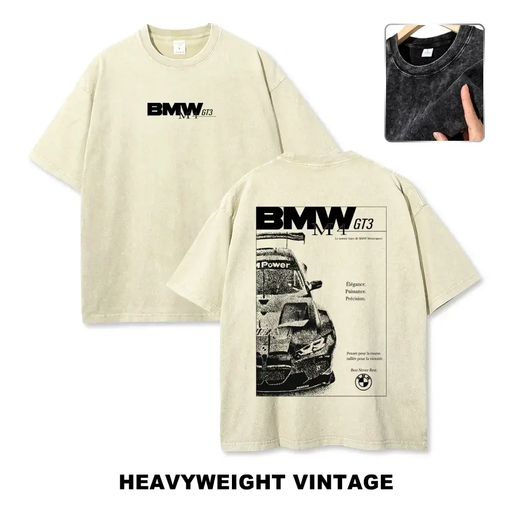 GT3 M4 Elegant Classic Car Vintage Tee 90s Graphic Tees Men's t Shirts Graphic Tee t Shirts Funny Graphic Tee Good Graphic Tees Men's Graphic Tees Streetwear Outfits Men Vacation Outfits Oversized Tshirt Men
