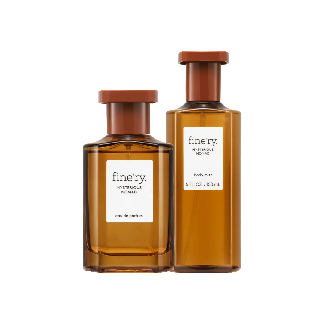 fine'ry Mysterious Nomad 2-Piece Fragrance Bundle, Eau de Parfum (60ml) & Body Mist (150ml), Spicy Citrus & Wood Scent