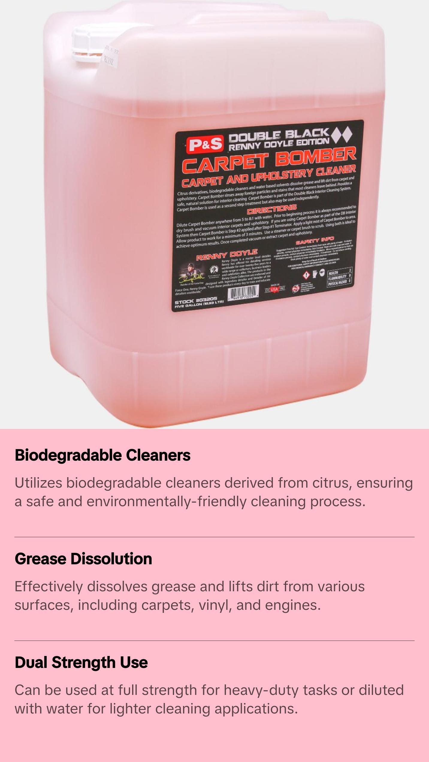 P&S Carpet Bomber Carpet & Upholstery Cleaner