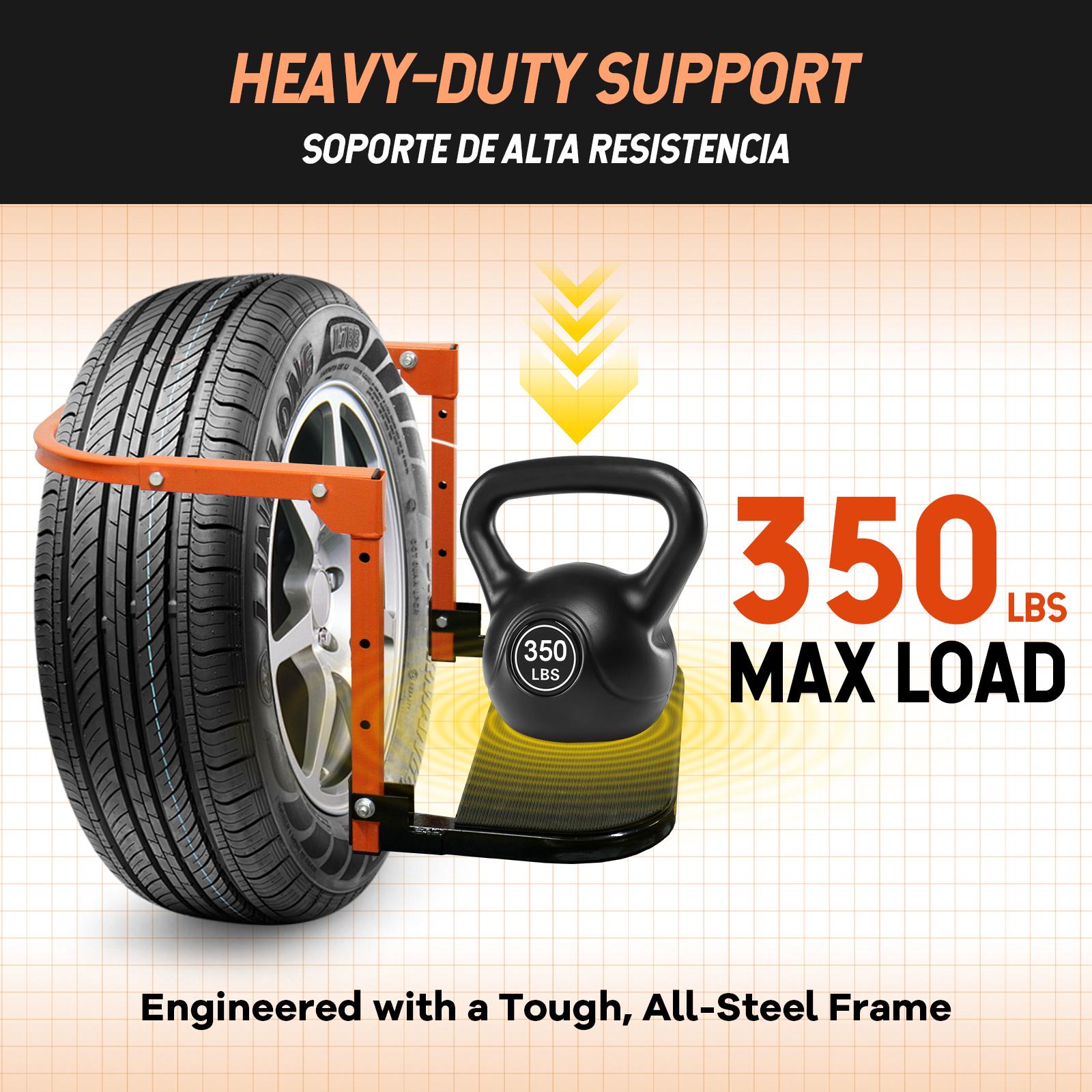 Sekam Adjustable Tire Step for Pickup Trucks & SUVs Heavy-Duty Folding Climber Step Fits 12.5"–15" Tires 350 lbs Capacity Must-Have Truck Accessory