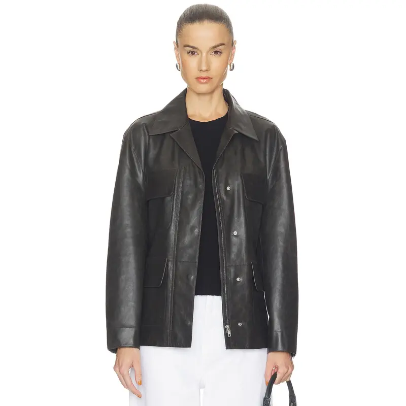 trendy leather jacket - TikTok Shop