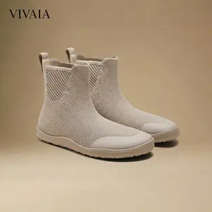 VIVAIA Women/Girls Round-Toe Barefoot-Style Boot, Lightweight & Toe-Hugging Stretch Upper Sneaker Boots, Comfy All Day (Milo)