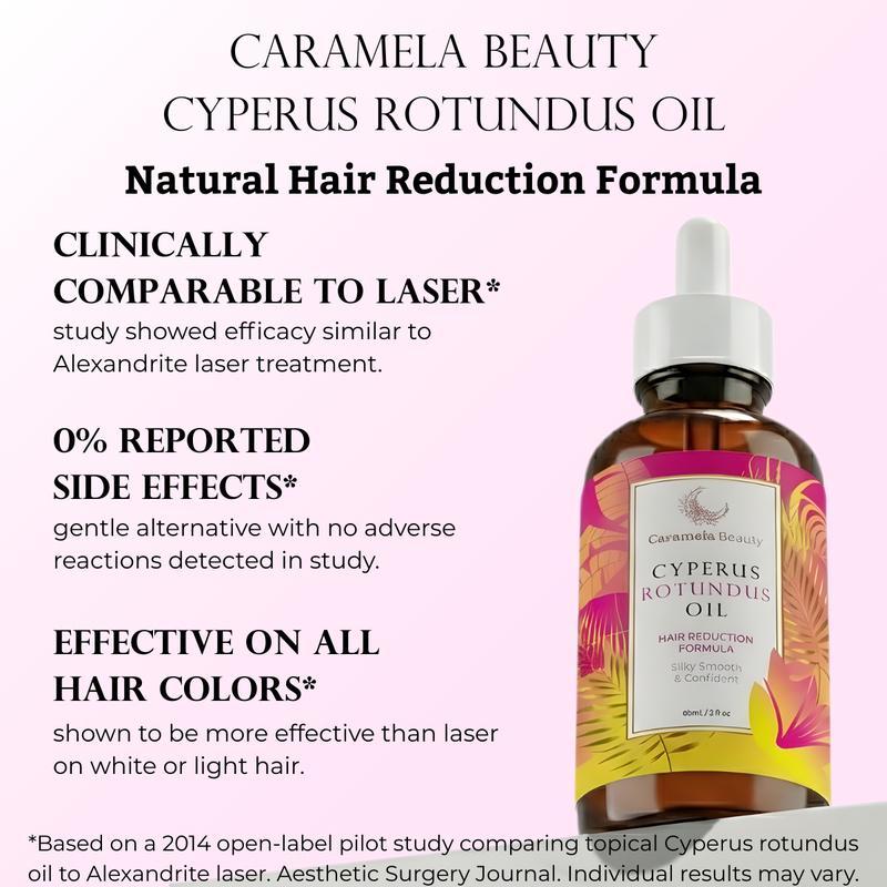 Caramela Beauty Cyperus Rotundus Oil for Natural Hair Reduction - 60ml/2oz Caramela Beauty Cyperus Rotundus Oil for Natural Hair Reduction - 60ml/2oz